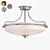 Quoizel Griffin Ceiling Light Fixture 3D model small image 3