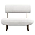  Sleek Modern Wabi Lounge Chair 3D model small image 4