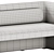 Sleek KUMO DB Sofa Model 3D model small image 5