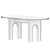 Title:  Designer Baker Dining Table 3D model small image 3