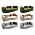 Modular JÄTTEBO Sofa Collection 3D model small image 5