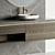 Modern Bathroom Furniture Set 3D model small image 4