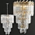 Exquisite Three-Tier Chandelier Beauty 3D model small image 5