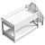 Modern Solid Wood Twin Bunk 3D model small image 6