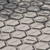 Hexagon Gravel Concrete Paving 07 3D model small image 5