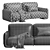 Bouclé Balzac Paris Sofa Model 3D model small image 5