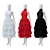 Mannequin Display Dress Set 3D model small image 3