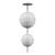 Elegant Silver Pendant 03123 3D model small image 2