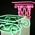 Designer Neon-Lit Columns 3D model small image 2