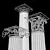 Designer Neon-Lit Columns 3D model small image 4