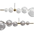 Handmade Brass LED Chandelier 3D model small image 4