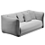 Sleek Modern Jill Sofa 3D model small image 2