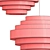 Elegant Mos Pendant Light 3D model small image 4