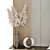 Modern Style TV Wall with Bio-Fireplace 3D model small image 3