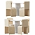Elegant Sacha Chair & Table 3D model small image 2