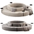 ARTIKO Modular Sofa Set 3D 3D model small image 3