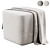 Luxy Puzzle Pouf with Throw 3D model small image 1