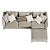 Mare Manifesto Sofa: Elegant Design 3D model small image 3