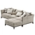 Mare Manifesto Sofa: Elegant Design 3D model small image 4