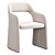 Contemporary Echo Petite Lounge Chair 3D model small image 2