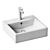 Duravit Vero 454500800 Washbasin 3D model small image 2