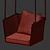 Luxury Garden Hanging Chair 3D model small image 4