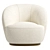 Modern Chic Club Armchair Furniture 3D model small image 3