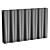 Apollo Wave Horizontal Designer Radiator 3D model small image 1