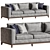 Modern Gray Noel Sofa 2014 3D model small image 2