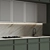 Modern Corner Kitchen Set with Appliances 3D model small image 2