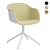 Modern Fiber Armchair Set Muuto 3D model small image 11