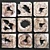 Handmade Whitewashed Wood Wall Art 3D model small image 2