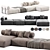 Modern Shinto Corner Sofa 2015 3D model small image 1