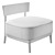 Cherish Lounge Chair: Versatile Luxury Seating 3D model small image 2