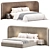 Modern Ferrol Bed Design 3D model small image 1