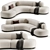 Modern Elegance Björn Sofa 3D model small image 6