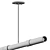 Modern Cylinder Glass Pendant Light 3D model small image 4