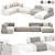 Modern Disruption Corner Sofa - GV Edition 3D model small image 1