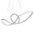 Elegant Wertmark Nodo Chandelier 3D model small image 2