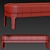 Molteni & C Bench Chelsea 3D model small image 3