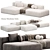  Stone Modular Sofa by Tamamm 3D model small image 1