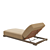 Milos Outdoor Aluminum Sofa 3D model small image 3