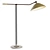 Vintage Stilnovo Adjustable Floor Lamp 3D model small image 6