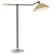 Vintage Stilnovo Adjustable Floor Lamp 3D model small image 12