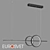 Eurosvet Twin Pendant Light 90265/1 3D model small image 1