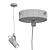 Title: Elegant Silver Pendant 13220 3D model small image 3