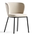 Luxurious Ciselia Chenille Accent Chair 3D model small image 1