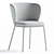 Luxurious Ciselia Chenille Accent Chair 3D model small image 3