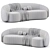 Elegant Amore 2015 Sofa 3D model small image 6