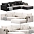 Modern Poliform Bristol with Ottoman 3D model small image 1